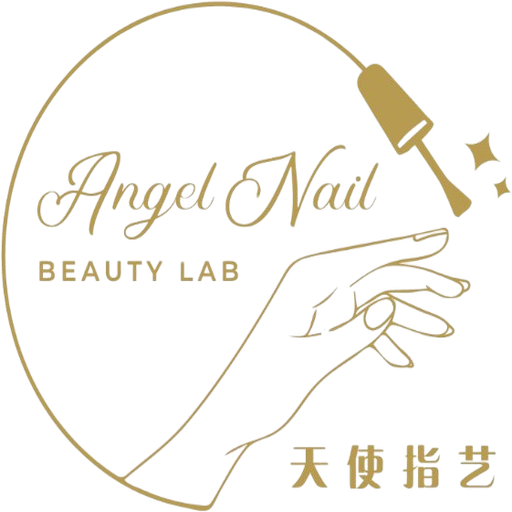 Nail artist applying nail polish for a client at Angel Nail & Beauty Lab.